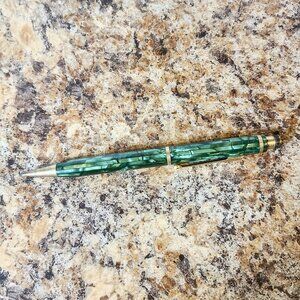 1941 Wahl Eversharp Mechanical Pencil, Green Stripe, Genuine Eversharp, Working